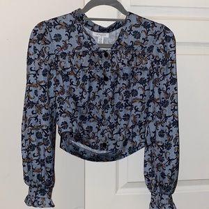 TOPSHOP cropped blouse